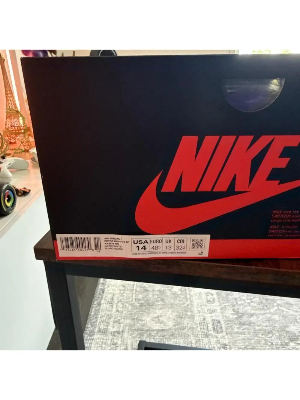 Nike Off-White x Air Jordan 1  Alaska V.A.A. Size 14